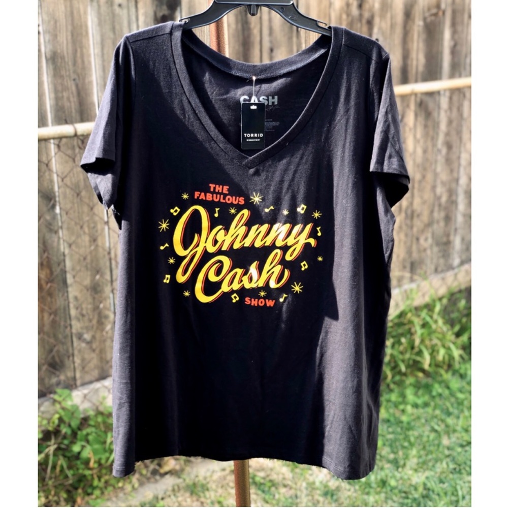 TORRID Johnny Cash Black Shirt - Picture 2 of 7